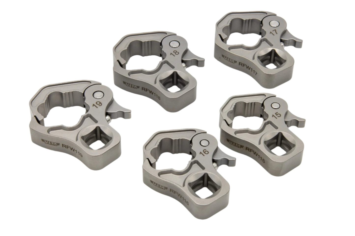 5 PC. 3/8'' DR. RATCHETING FLARE NUT SET (15, 16, 17, 18, 19MM)