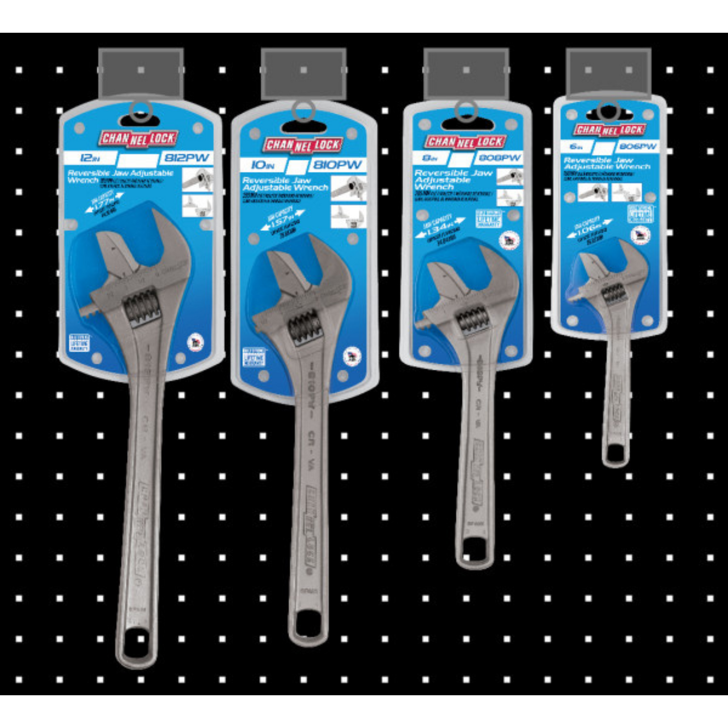 Channellock Adjustable Wrench Display