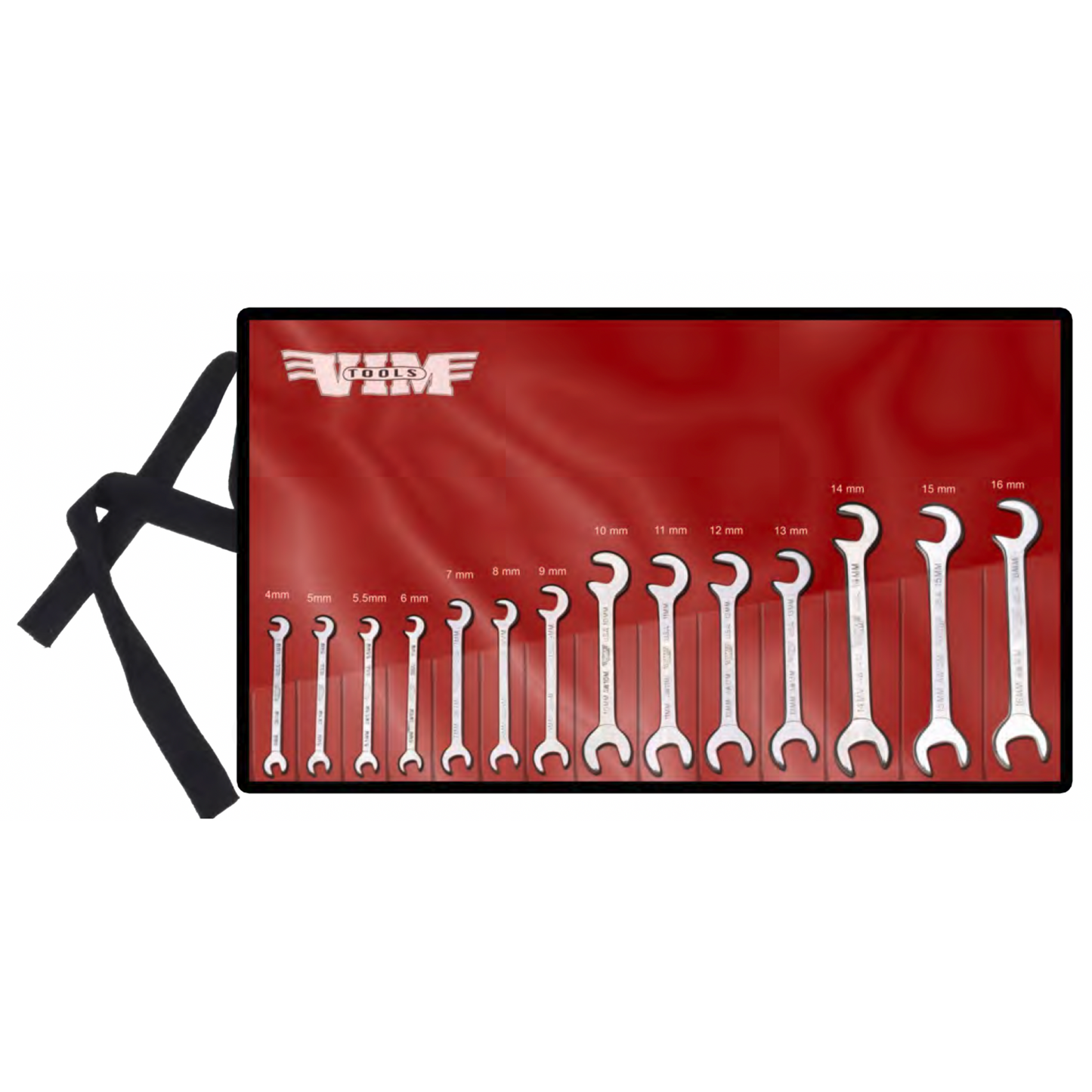 Angle Wrench 15 X 80 degree flat profile open end wrench (4 mm-16 mm)