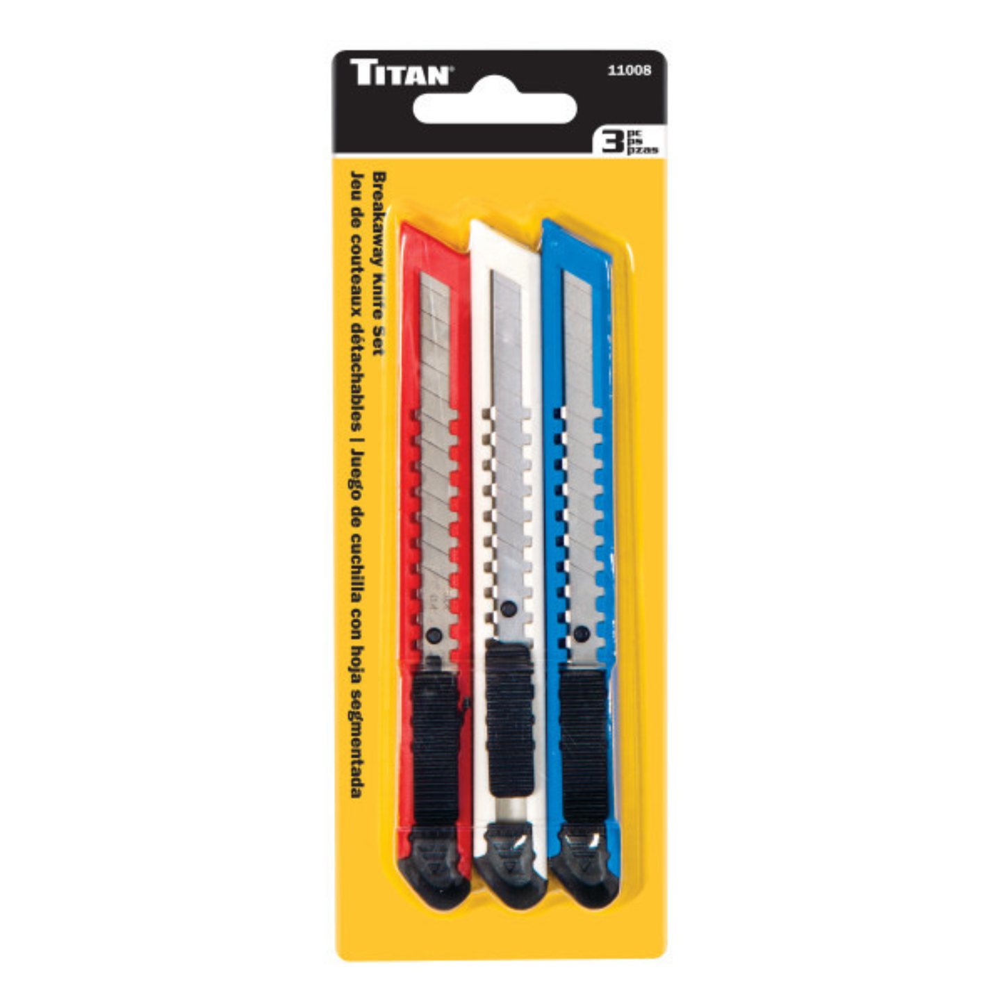 3 pc. Breakaway Knife Set (11008)