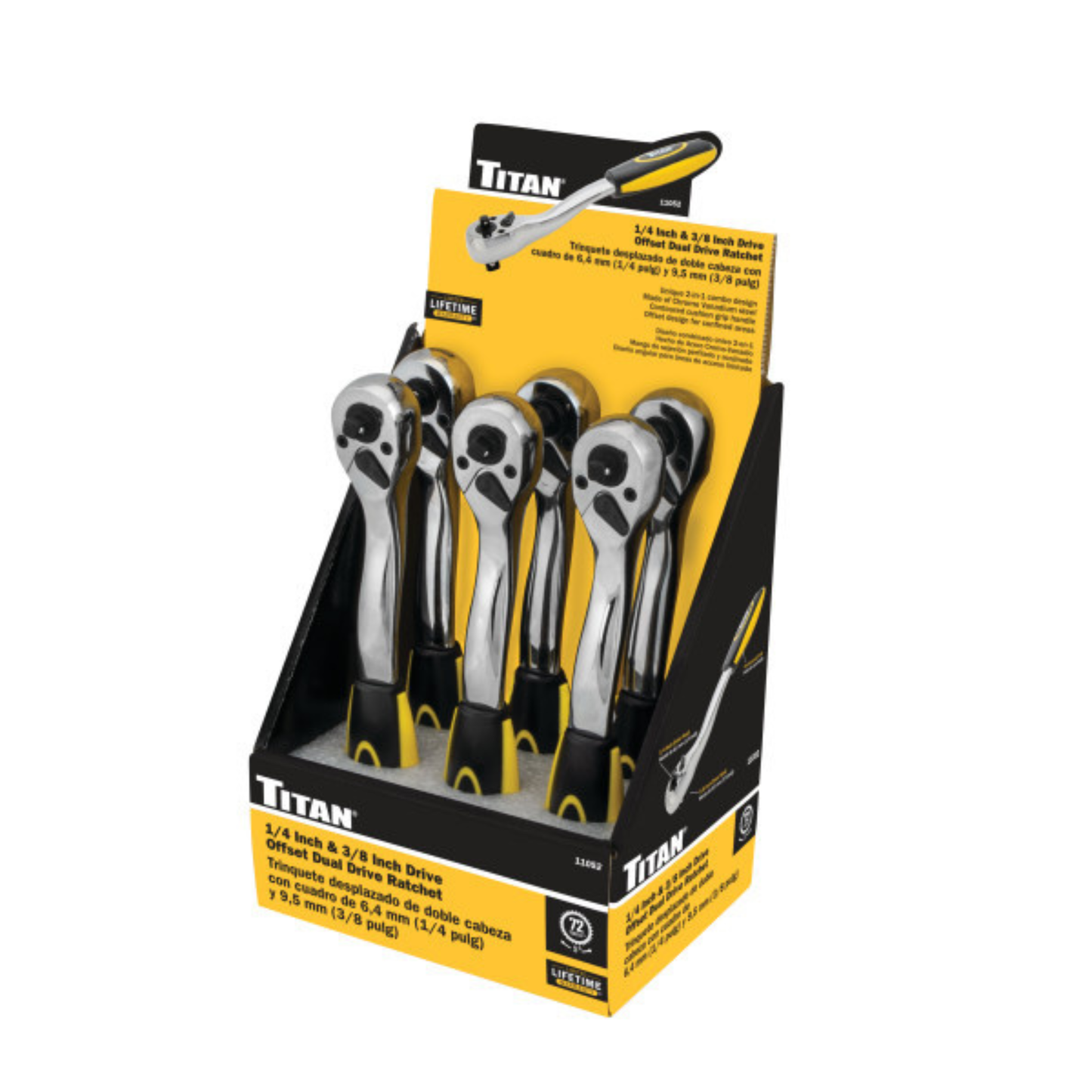 1/4 in. and 3/8 in. Drive Offset Ratchet (11052)