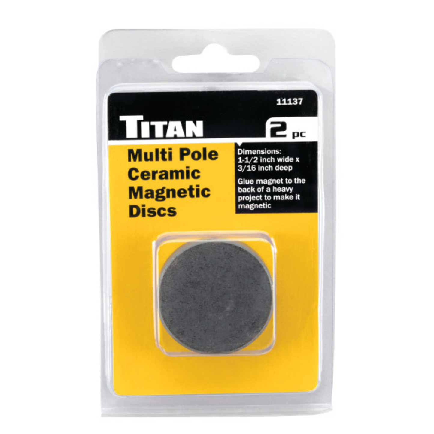 2 pc. Multi-Pole Magnetic Discs (11137)
