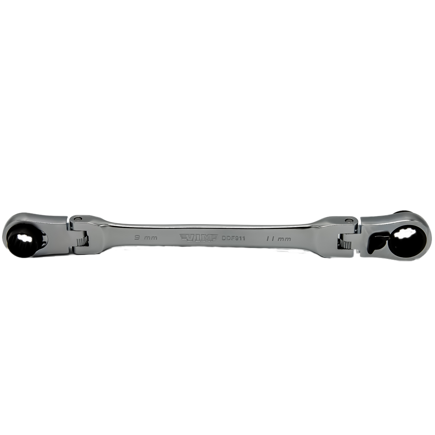 Double Deep Spline Flex Head Ratcheting Wrench Set (8 mm - 17 mm)