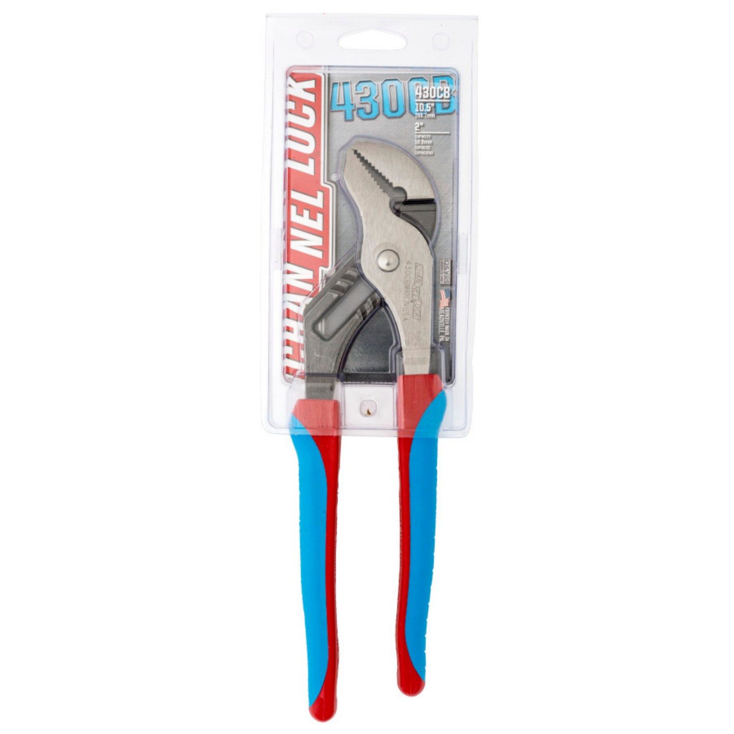 Channellock 10-Inch CODE BLUE® Straight Jaw Tongue & Groove Pliers
