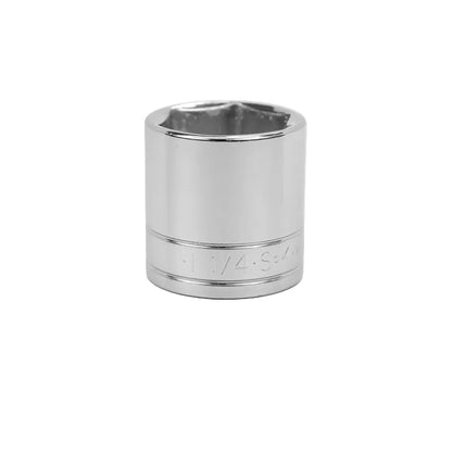 1/2" Drive 6 Point Fractional Standard Chrome Socket (1-1/4" - 1-1/2")