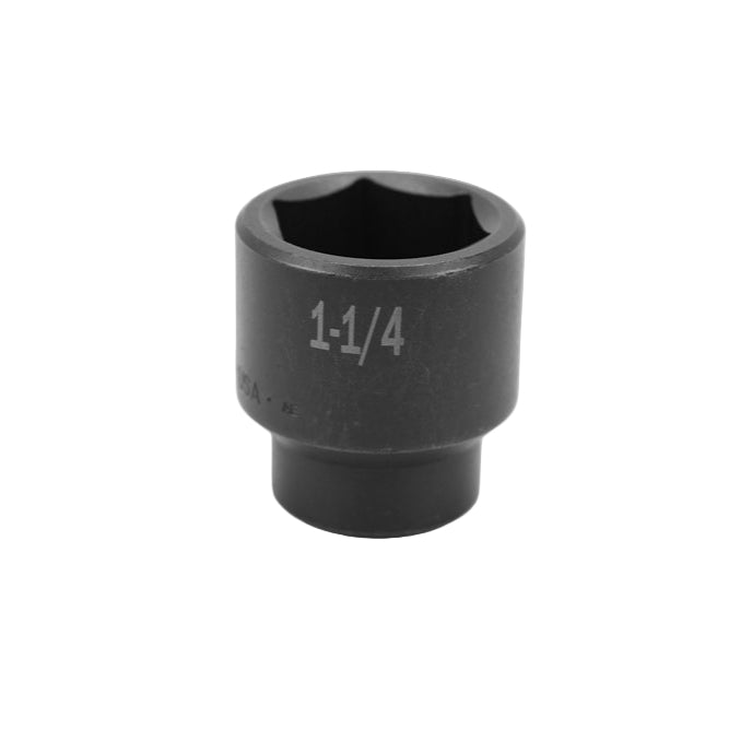 1/2" Drive 6 Point Standard Fractional Impact Socket (1-3/16" - 1-1/2)