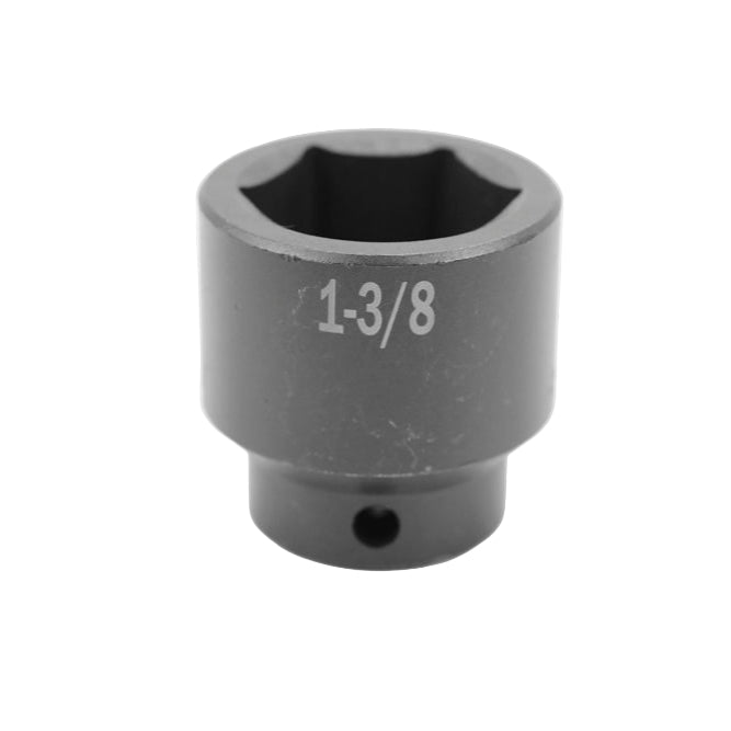 1/2" Drive 6 Point Standard Fractional Impact Socket (1-3/16" - 1-1/2)