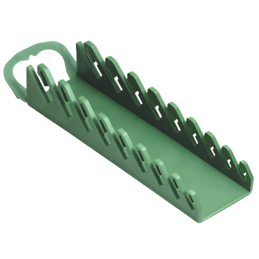 Green Plastic Wrench Rack for 9 Tools