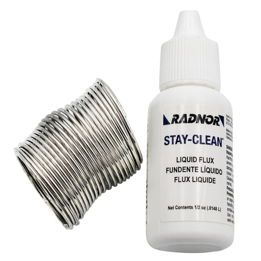 Liquid Flux and Silver Solder Kit
