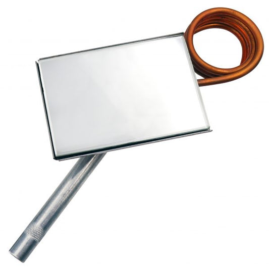 Mirror with Flexible Copper Handle