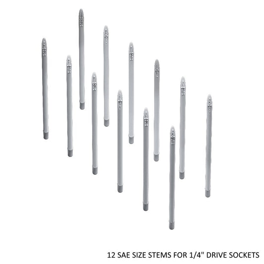 Toolbox Widget 1/4" Socket Stems - SAE