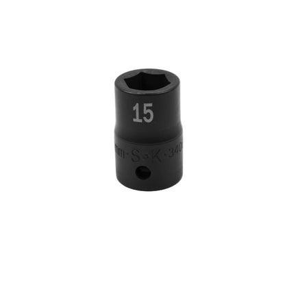 1/2" Drive 6 Point Standard Metric Impact Socket (8mm-20mm)