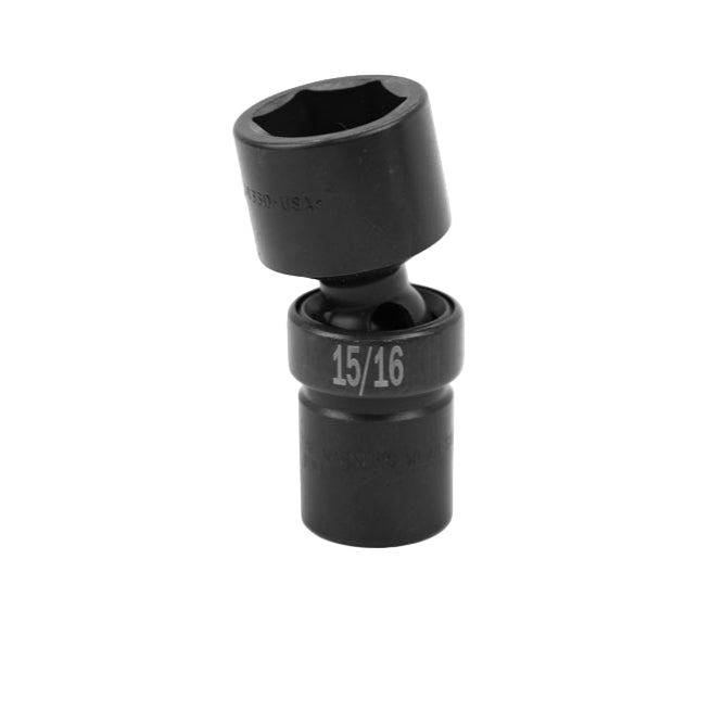 1/2" Drive 6 Point Swivel Fractional Impact Socket (1/2" - 1-1/4")