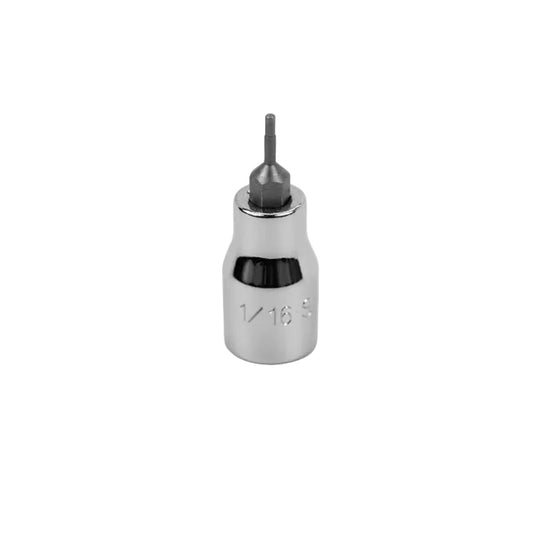 3/8" Drive Hex Chrome Bit Socket (1/16" - 1/8")
