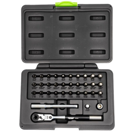 34 PC. BALL HEX AND TORX BIT SET