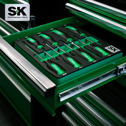 8 Piece Dual-Material Magnetic Combination Screwdriver Set