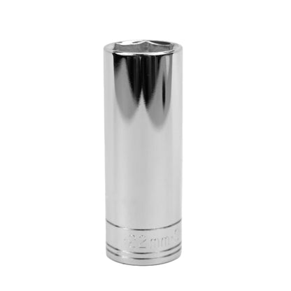 1/2" Drive 6 Point Metric Deep Chrome Socket (10mm - 32mm)