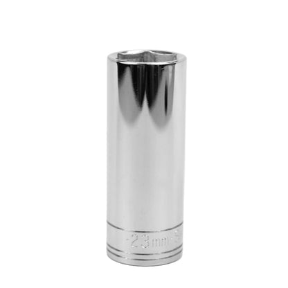 1/2" Drive 6 Point Metric Deep Chrome Socket (10mm - 32mm)