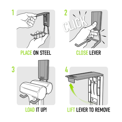 4.5" MEGA Open Magnetic Hook - Holds up to 45 lbs