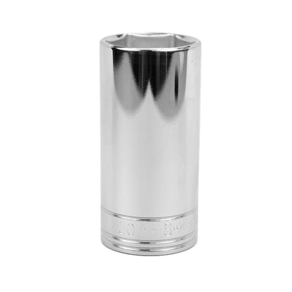 1/2" Drive 6 Point Metric Deep Chrome Socket (10mm - 32mm)