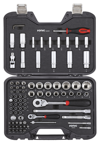 Sonic Tools - MCS SAE Socket Set 1/4" 1/2", 85-pcs