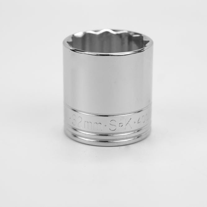 1/2" Drive 12 Point Metric Standard Chrome Socket (30mm - 36mm)