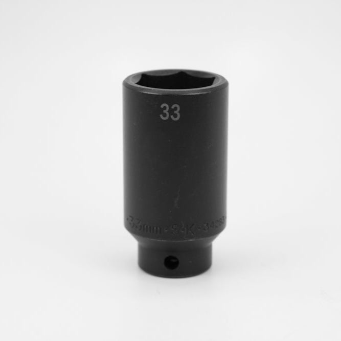 1/2" Drive 6 Point Deep Metric Impact Socket (10mm - 36mm)