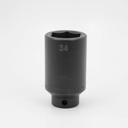 1/2" Drive 6 Point Deep Metric Impact Socket (10mm - 36mm)