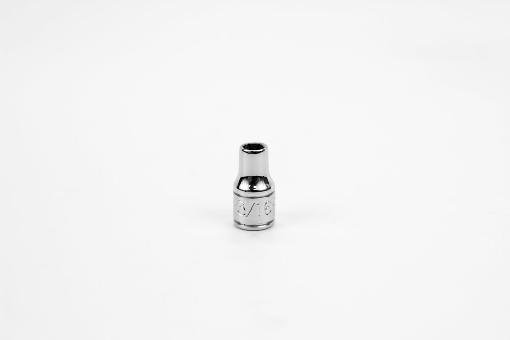 1/4" Drive 6 Point Fractional Standard Chrome Socket (1/8" - 5/8")