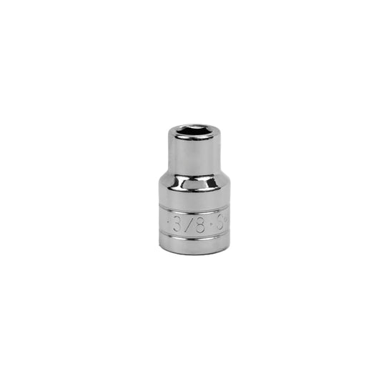 1/2" Drive 6 Point Fractional Standard Chrome Socket (3/8" - 9/16")