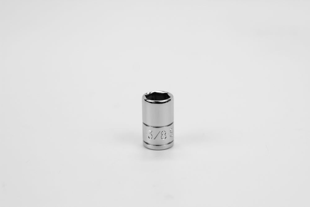1/4" Drive 6 Point Fractional Standard Chrome Socket (1/8" - 5/8")