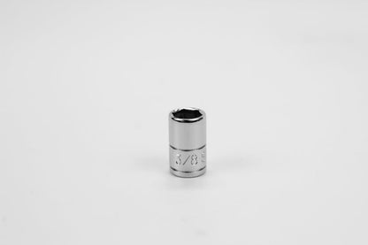 1/4" Drive 6 Point Fractional Standard Chrome Socket (1/8" - 5/8")