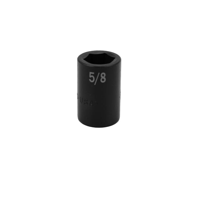 1/2" Drive 6 Point Standard Fractional Impact Socket (3/8"-15/16")