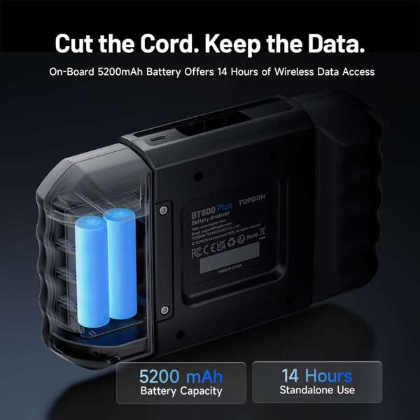 TOPDON 2-in-1 Battery & Resistance Tester