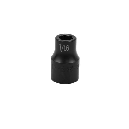 1/2" Drive 6 Point Standard Fractional Impact Socket (3/8"-15/16")