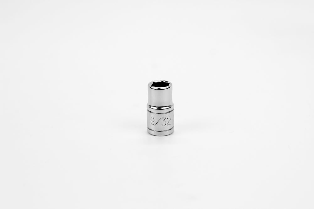 1/4" Drive 6 Point Fractional Standard Chrome Socket (1/8" - 5/8")