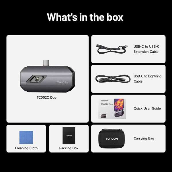 TOPDON Thermal Imaging Camera for iOS & Android Type-C Devices