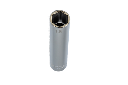 Extra Deep 6-Point Metric Socket 3/8" Drive (10mm – 19mm)