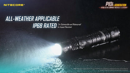 Nitecore P10i 1800 Lumen USB-C Rechargeable Flashlight