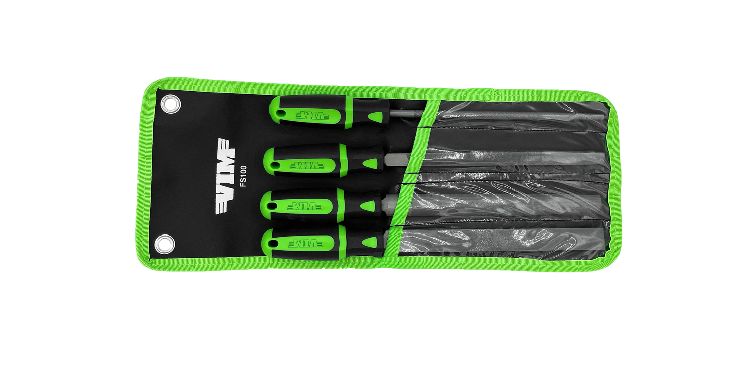 4 Piece File Set, 12″ OAL