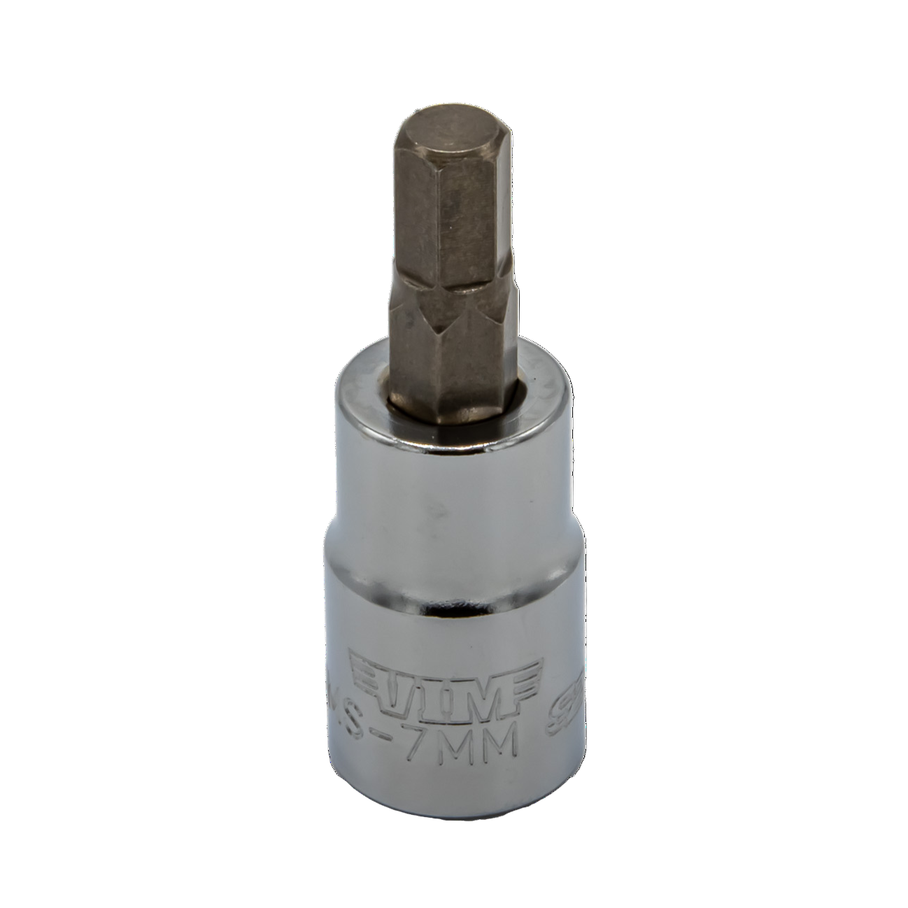 Hex Bit, Satin Chrome 3/8” sq. dr. Bit Holder (3mm-9mm)