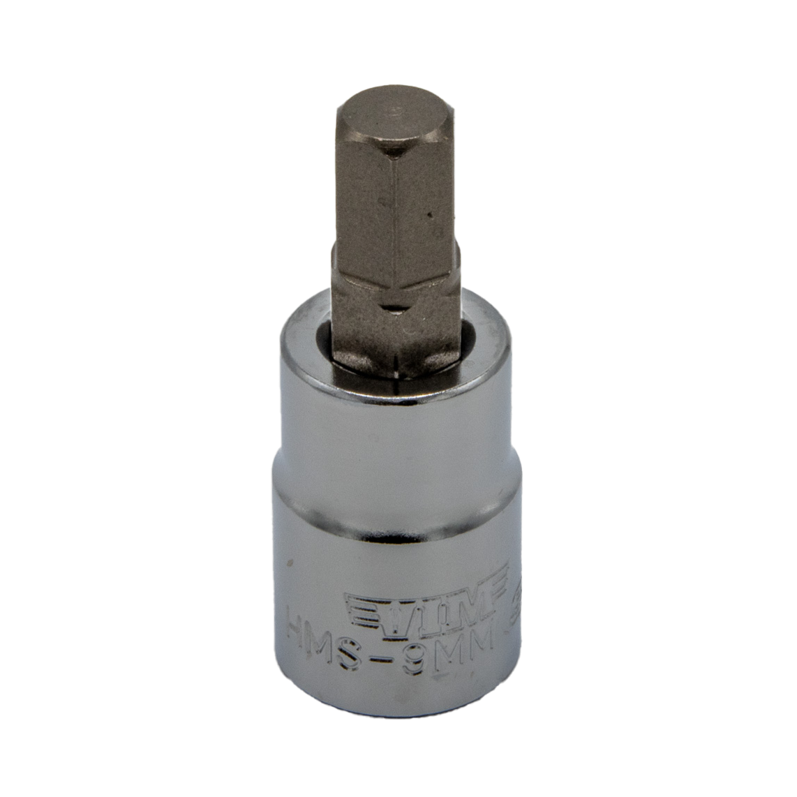 Hex Bit, Satin Chrome 3/8” sq. dr. Bit Holder (3mm-9mm)