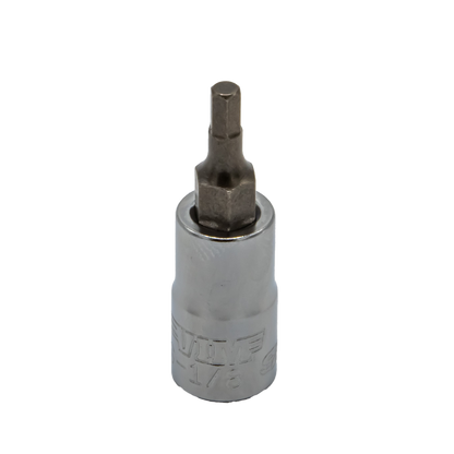 Hex Bit Satin Chrome Bit Holders (1/2” - 9/64”)