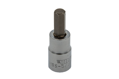 Hex Bit Satin Chrome Bit Holders (1/2” - 9/64”)