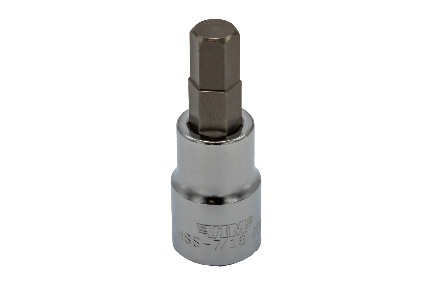 Hex Bit Satin Chrome Bit Holders (1/2” - 9/64”)