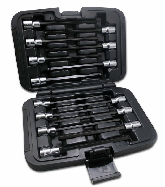 Long Hex Driver Set SAE, 14 PC