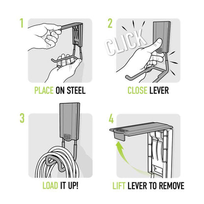 3" MEGA Closed Magnetic Hook - Holds up to 45 lbs