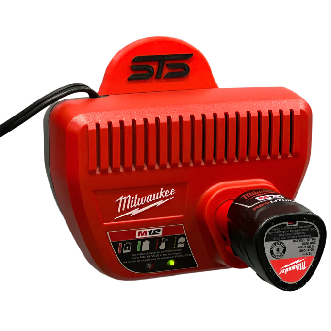 STS Auto Design MW12 – Milwaukee 12V Magnetic Battery Charger Holder
