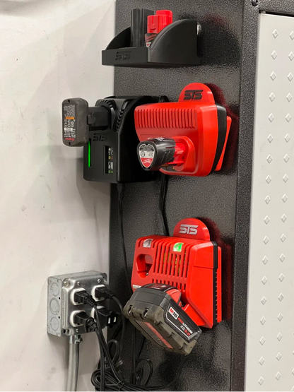 STS Auto Design MW12 – Milwaukee 12V Magnetic Battery Charger Holder