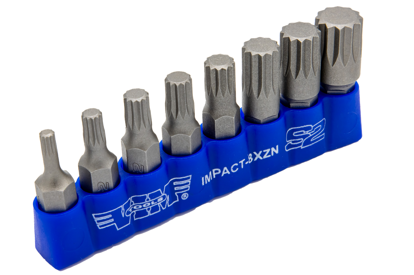 8 PC 5/16″ Shank Impact Triple Square Bit Set